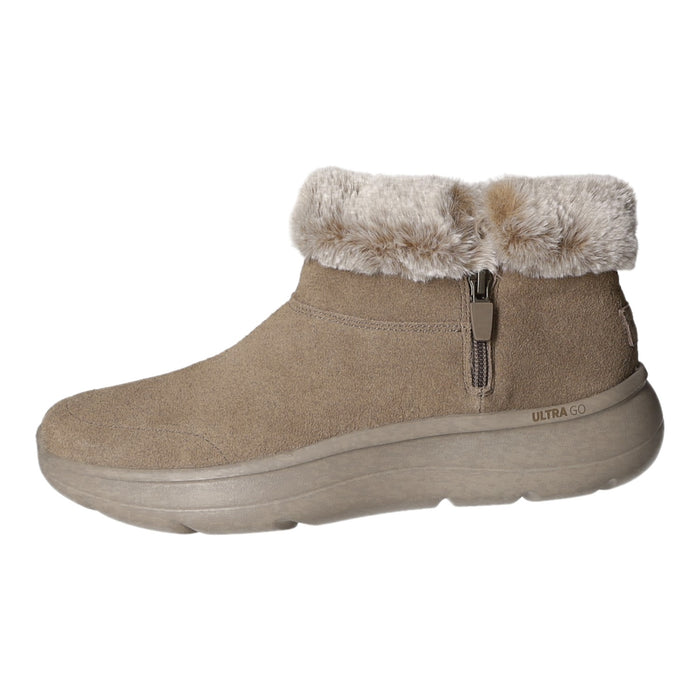 Skechers Schlupf-/Reißverschlußstiefelette Warmfutter bis 35mm Absatz (casual) On-The-GO Encore - Snow-Capped