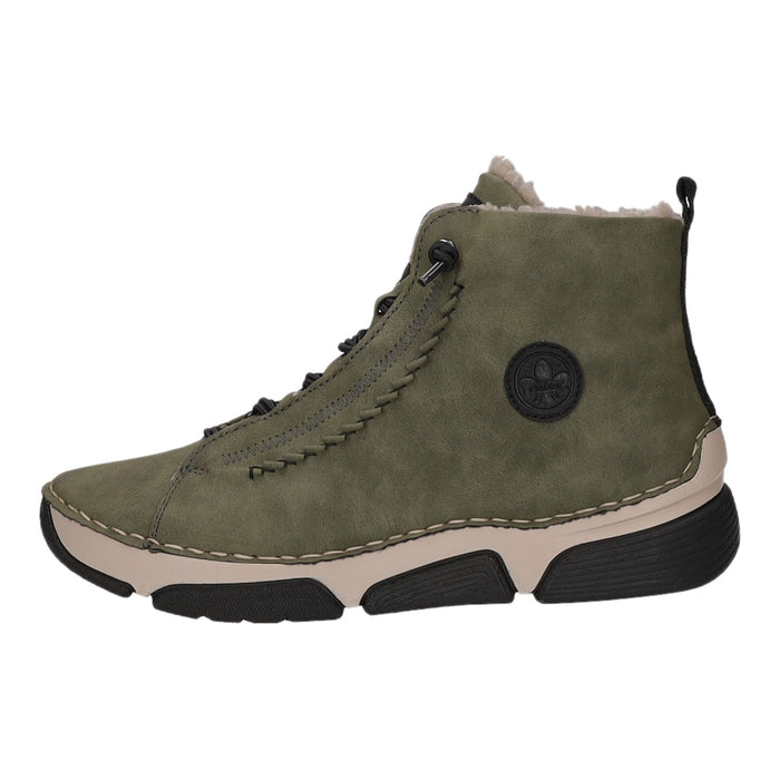 Rieker Schlupf-/Reißverschlußstiefelette Warmfutter bis 35mm Absatz (casual)
