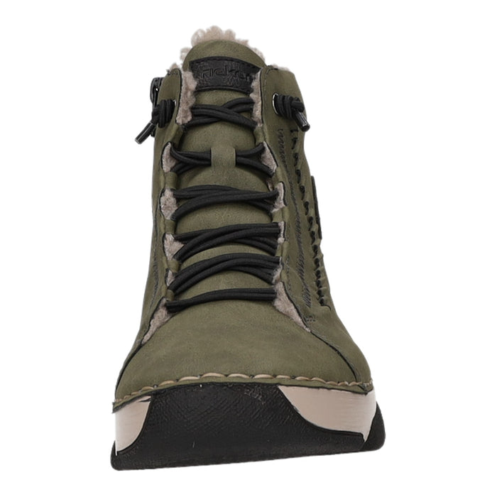Rieker Schlupf-/Reißverschlußstiefelette Warmfutter bis 35mm Absatz (casual)