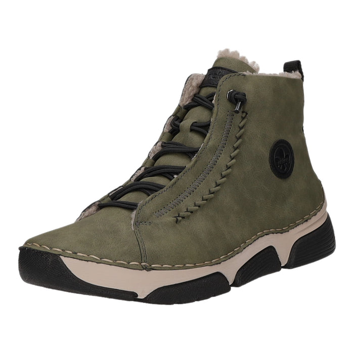 Rieker Schlupf-/Reißverschlußstiefelette Warmfutter bis 35mm Absatz (casual)