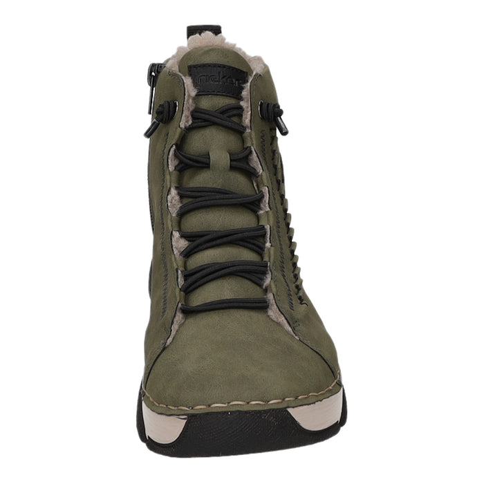 Rieker Schlupf-/Reißverschlußstiefelette Warmfutter bis 35mm Absatz (casual)