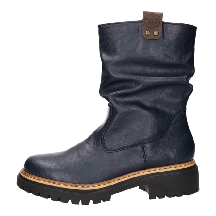 Rieker Schlupf-/Reißverschlußstiefelette Warmfutter bis 35mm Absatz (casual)