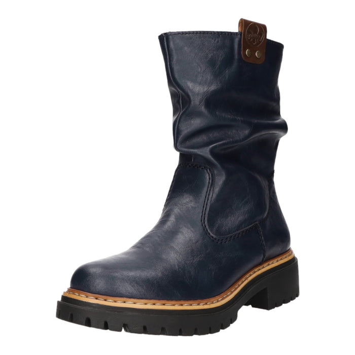 Rieker Schlupf-/Reißverschlußstiefelette Warmfutter bis 35mm Absatz (casual)