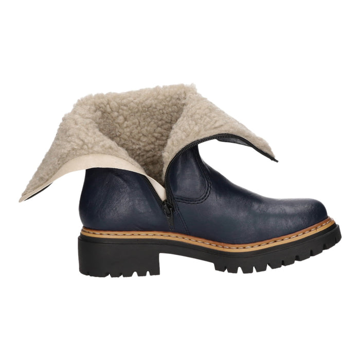 Rieker Schlupf-/Reißverschlußstiefelette Warmfutter bis 35mm Absatz (casual)