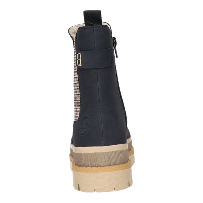 Rieker Schlupf-/Reißverschlußstiefelette Warmfutter bis 35mm Absatz (casual)