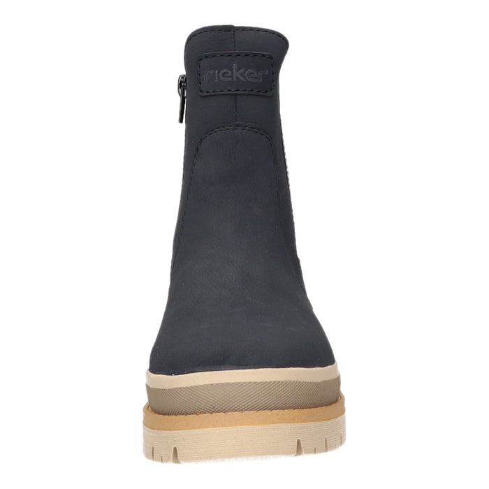 Rieker Schlupf-/Reißverschlußstiefelette Warmfutter bis 35mm Absatz (casual)