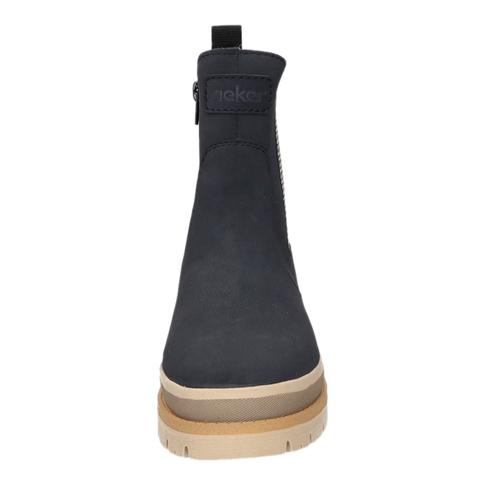 Rieker Schlupf-/Reißverschlußstiefelette Warmfutter bis 35mm Absatz (casual)