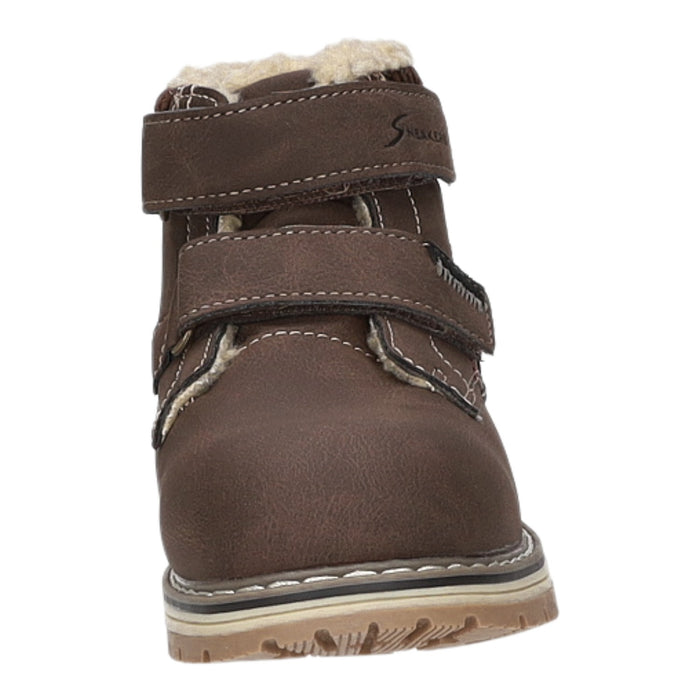 Sneakers Schlupf-/Klettstiefelette Warmfutter