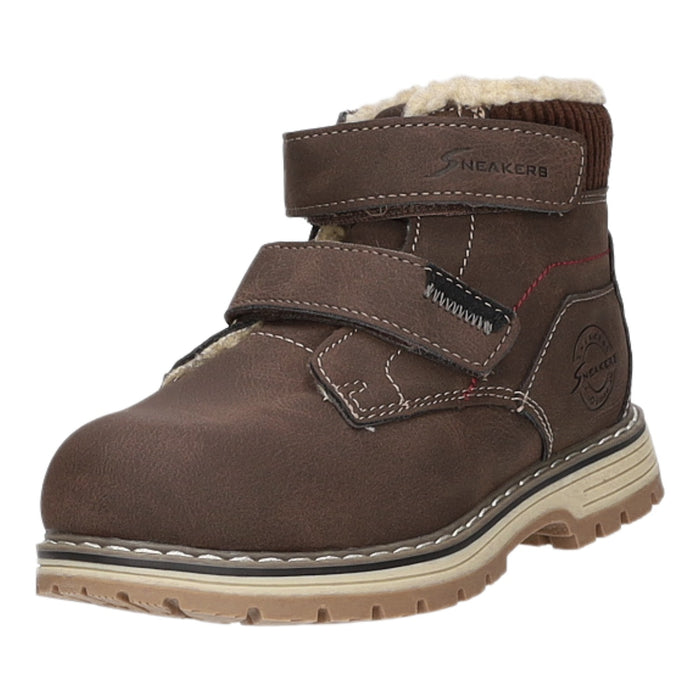 Sneakers Schlupf-/Klettstiefelette Warmfutter
