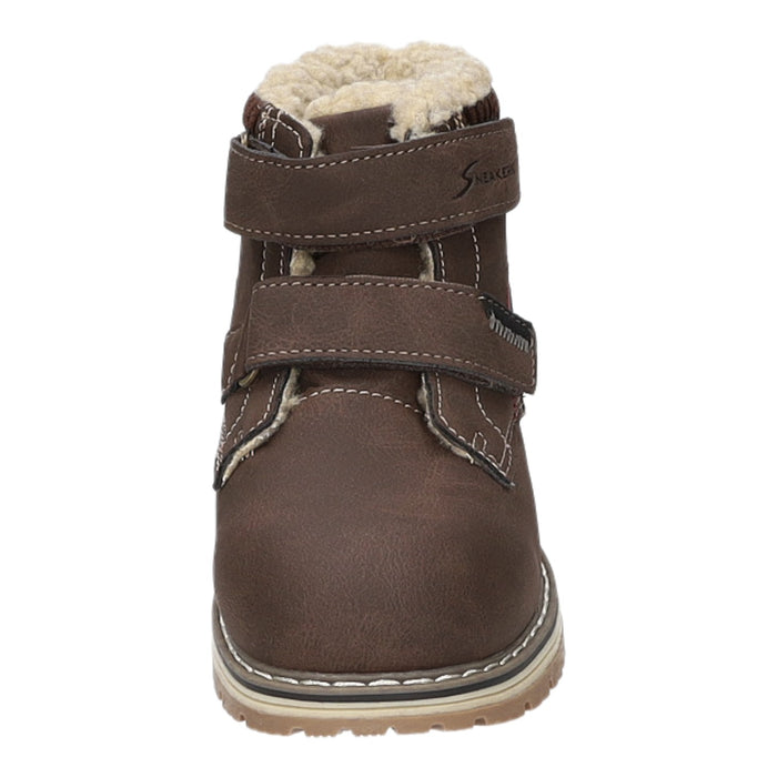 Sneakers Schlupf-/Klettstiefelette Warmfutter