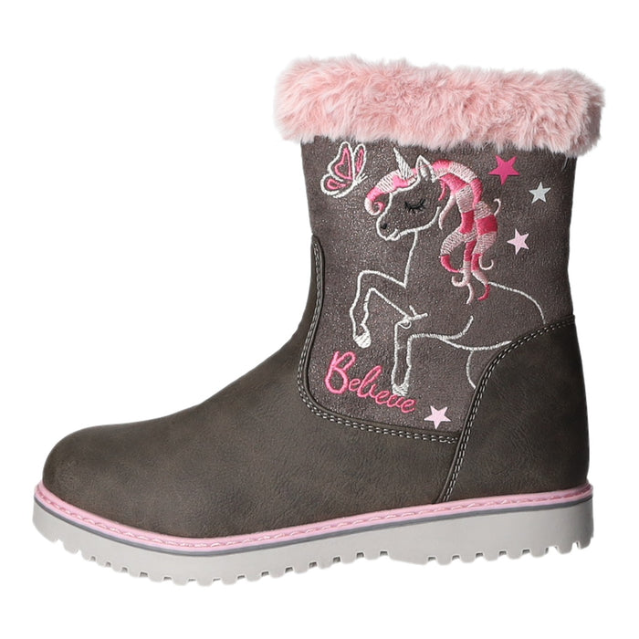 girlZ onlY Schlupf-/Klettstiefelette Warmfutter