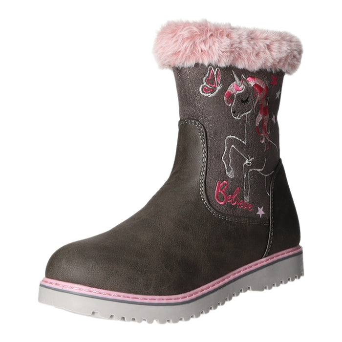 girlZ onlY Schlupf-/Klettstiefelette Warmfutter