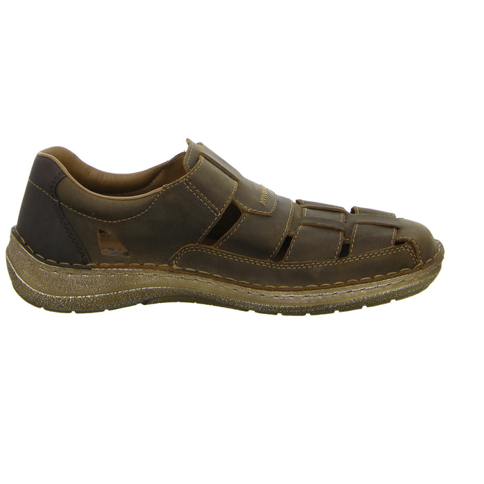 Rieker Slipper/Kletthalbschuh luftdurchlässig (durchbrochenes/geflochtenes Obermaterial) - SchuhEggers.de