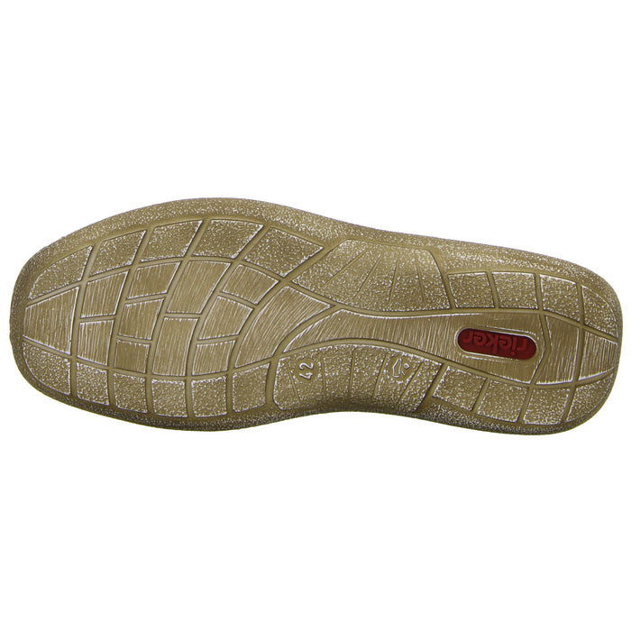 Rieker Slipper/Kletthalbschuh luftdurchlässig (durchbrochenes/geflochtenes Obermaterial) - SchuhEggers.de