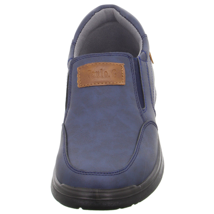 Paulo G. Slipper/Kletthalbschuh mit Mehrweite Freizeit (sportlicher Boden) - SchuhEggers.de