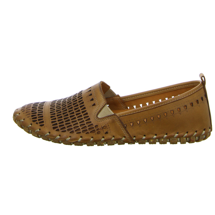 Cosmos Comfort Slipper/Kletthalbschuh luftdurchlässig (durchbrochenes/geflochtenes Obermaterial) - SchuhEggers.de