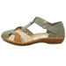 Rieker Slipper/Kletthalbschuh luftdurchlässig (durchbrochenes/geflochtenes Obermaterial) - SchuhEggers.de