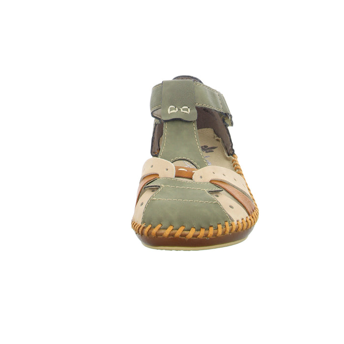 Rieker Slipper/Kletthalbschuh luftdurchlässig (durchbrochenes/geflochtenes Obermaterial) - SchuhEggers.de