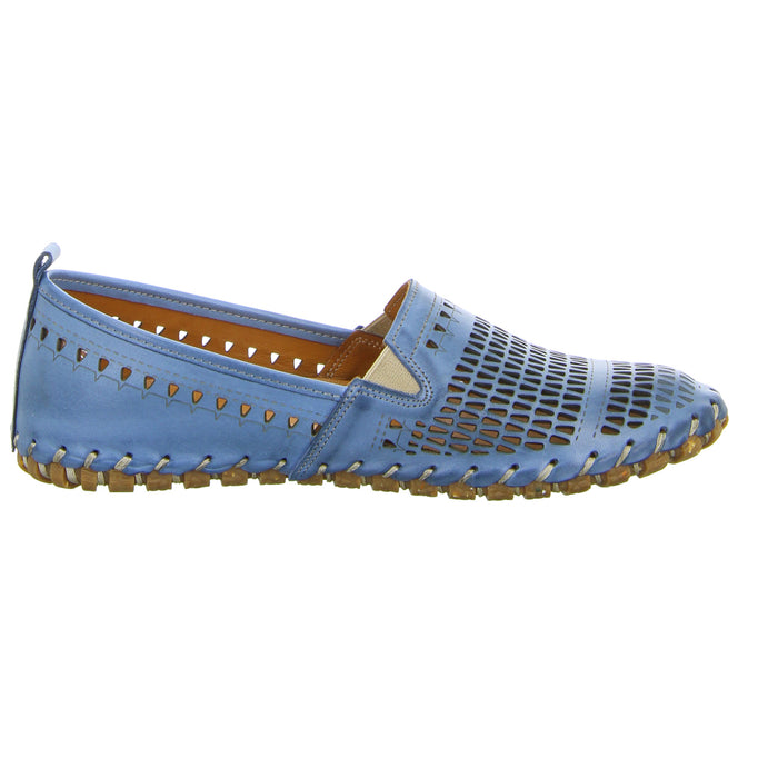 Cosmos Comfort Slipper/Kletthalbschuh luftdurchlässig (durchbrochenes/geflochtenes Obermaterial) - SchuhEggers.de