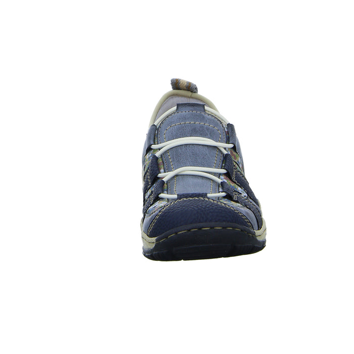 Rieker Slipper/Kletthalbschuh luftdurchlässig (durchbrochenes/geflochtenes Obermaterial) - SchuhEggers.de