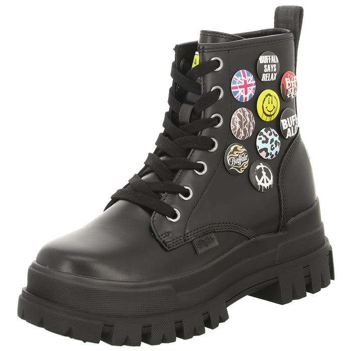 Buffalo Schnürstiefelette Kaltfutter bis 35mm Absatz (casual) ASPHA RLD BUTTON - SchuhEggers.de