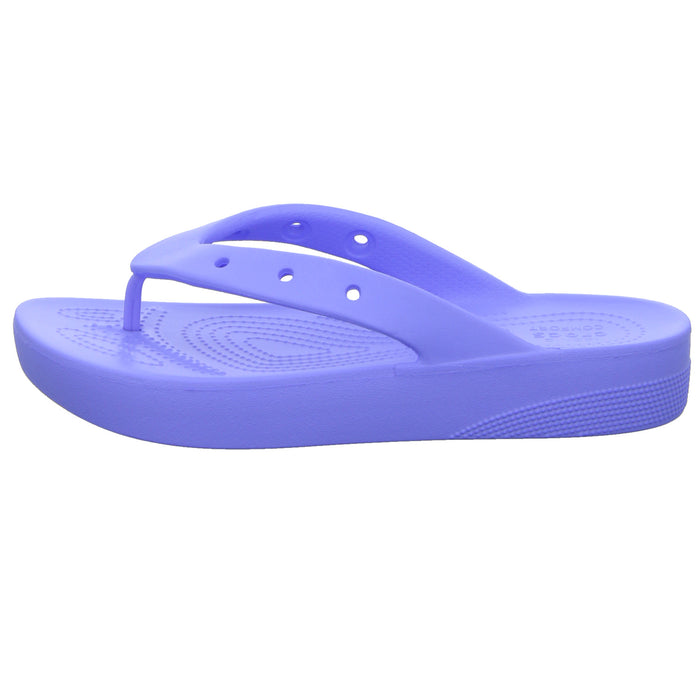 Crocs Pantolette bis 30mm Absatz (casual) Classic plattform flip w - SchuhEggers.de