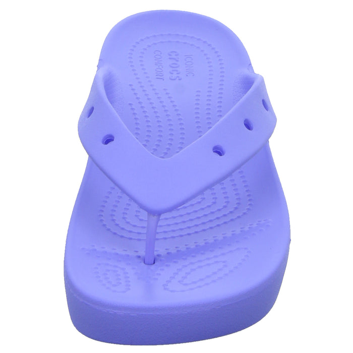 Crocs Pantolette bis 30mm Absatz (casual) Classic plattform flip w - SchuhEggers.de
