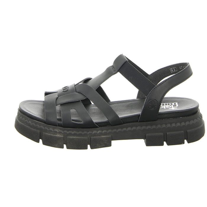 Rieker Keil Sandalette ab 30mm Sohlenhöhe - SchuhEggers.de