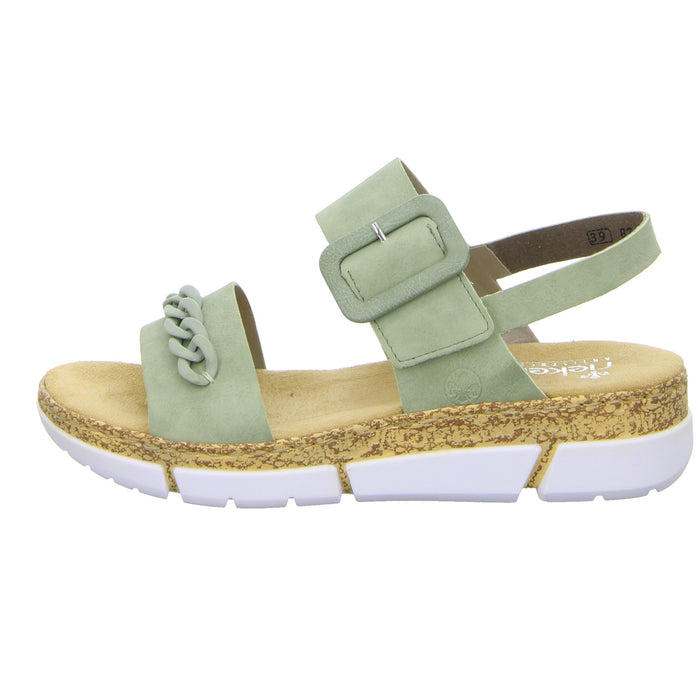 Rieker Keil Sandalette ab 30mm Sohlenhöhe - SchuhEggers.de