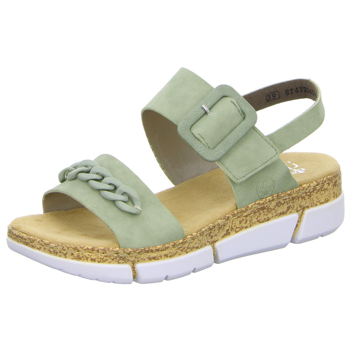 Rieker Keil Sandalette ab 30mm Sohlenhöhe - SchuhEggers.de
