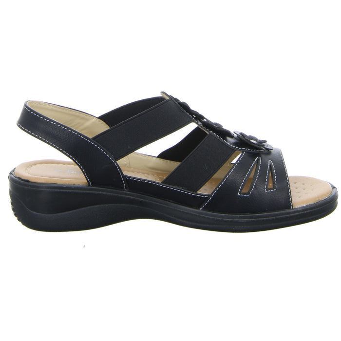 Donna Andrea Sandalette mit Mehrweite bis 30mm Sohlenhöhe - SchuhEggers.de