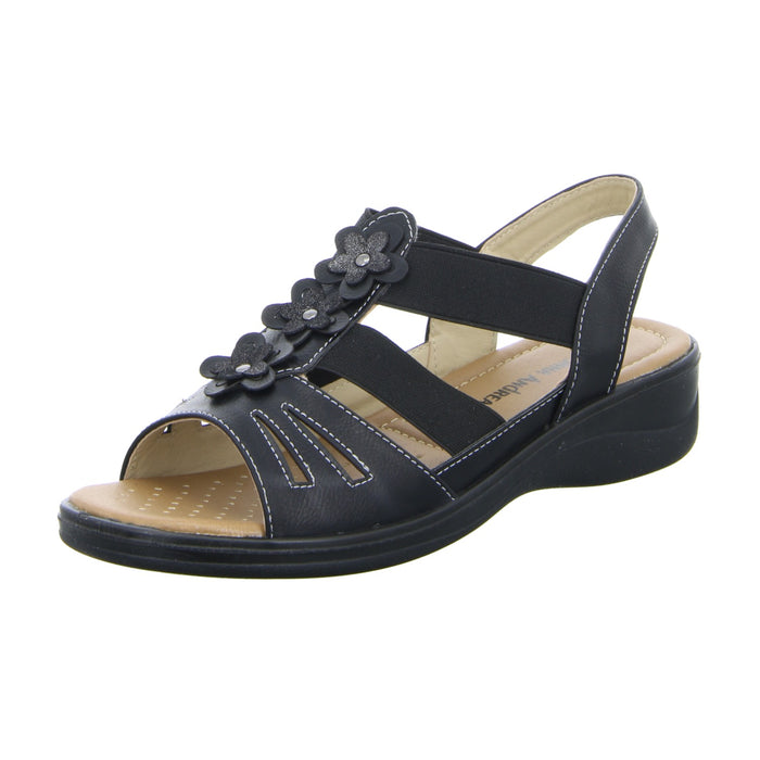 Donna Andrea Sandalette mit Mehrweite bis 30mm Sohlenhöhe - SchuhEggers.de