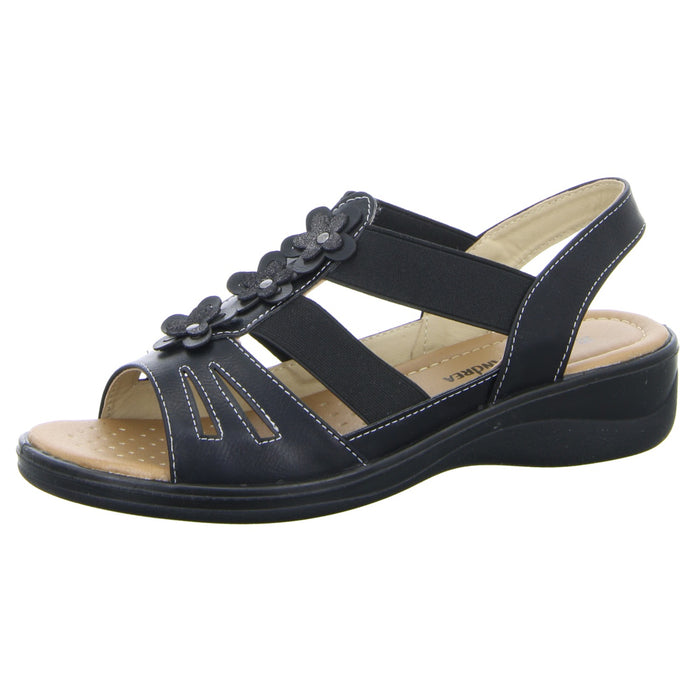 Donna Andrea Sandalette mit Mehrweite bis 30mm Sohlenhöhe - SchuhEggers.de