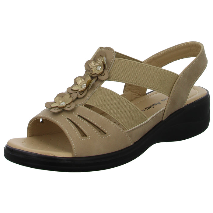 Donna Andrea Sandalette mit Mehrweite bis 30mm Sohlenhöhe - SchuhEggers.de