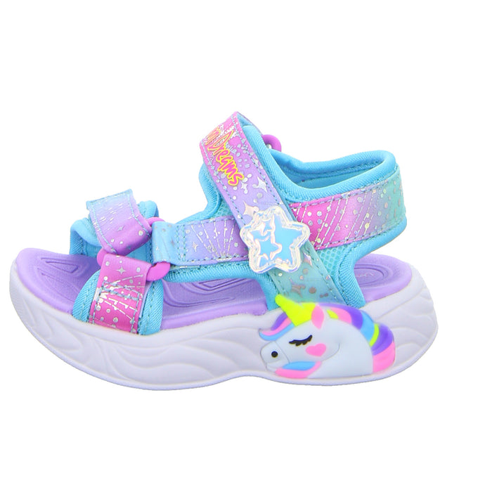 Skechers Minilette S Lights-Unicorn Dreams Sandal-MAJESTIC BLISS - SchuhEggers.de