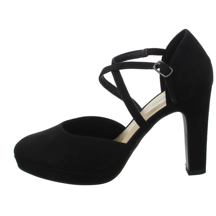 living UPDATED pumps with straps (various heels)
