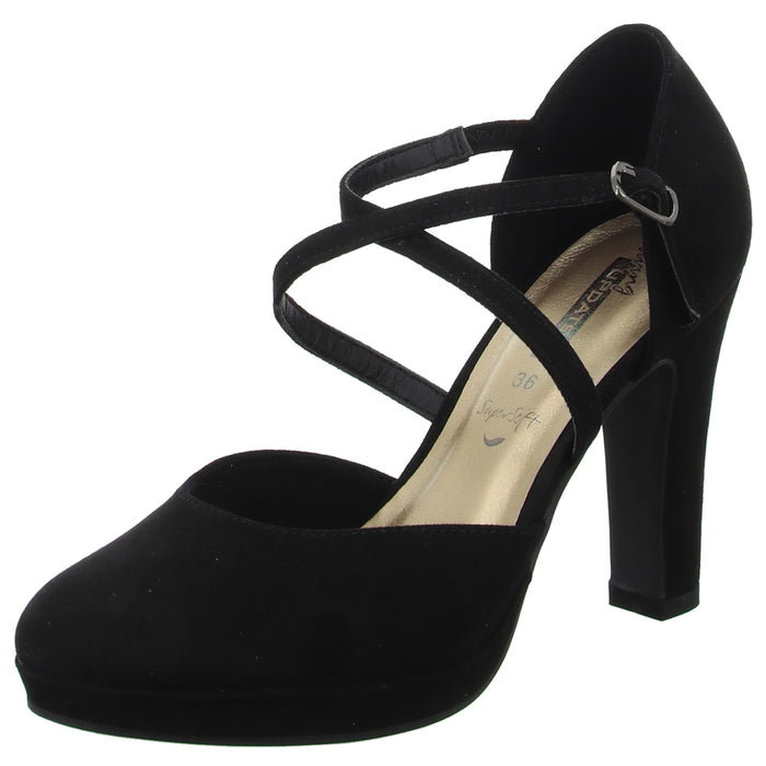 living UPDATED pumps with straps (various heels)