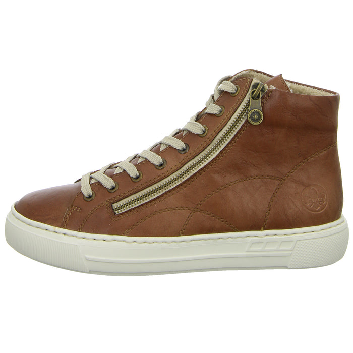 Rieker lace-up ankle boots with cold lining up to 35mm heel (casual)
