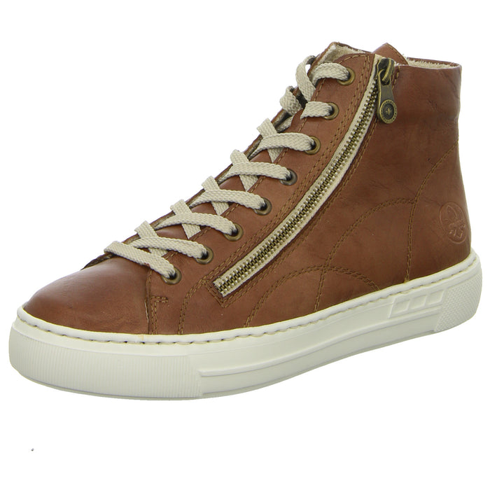 Rieker lace-up ankle boots with cold lining up to 35mm heel (casual)