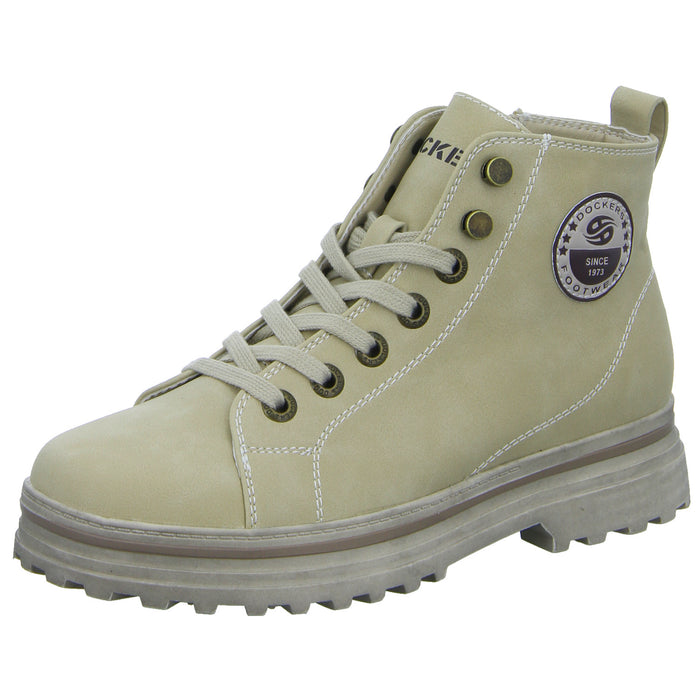 Dockers by Gerli lace-up ankle boots with cold lining up to 35mm heel (casual)
