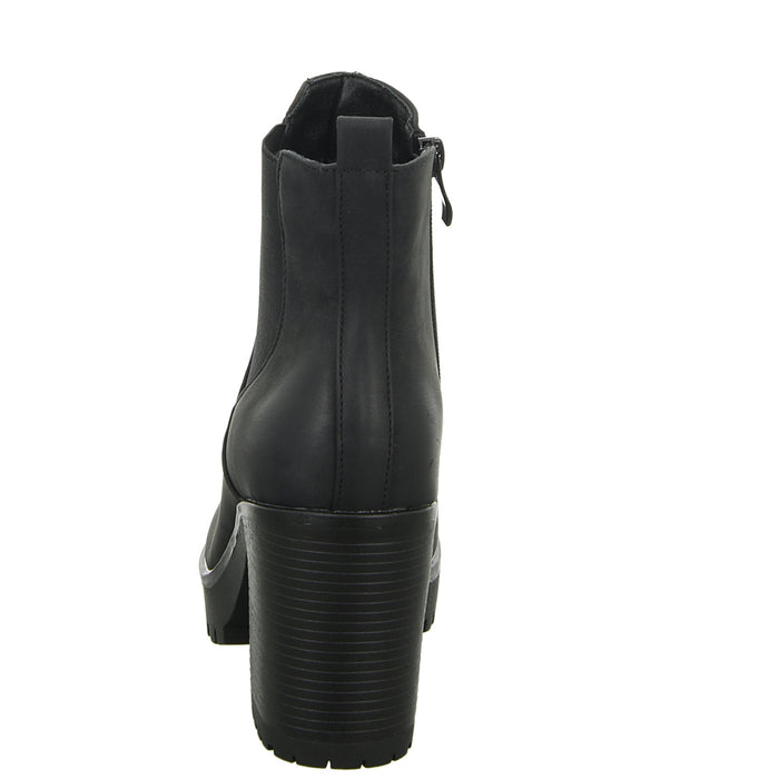 living UPDATED slip-on/zip-up ankle boots cold lining from 35mm heel