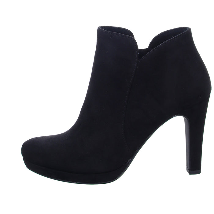 Tamaris slip-on/zip-up ankle boots with cold lining from 35mm heel