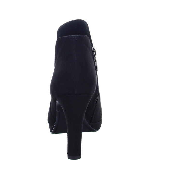 Tamaris slip-on/zip-up ankle boots with cold lining from 35mm heel