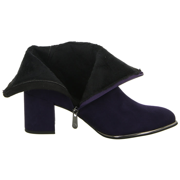 MARCO TOZZI slip-on/zip-up ankle boots with cold lining from 35mm heel