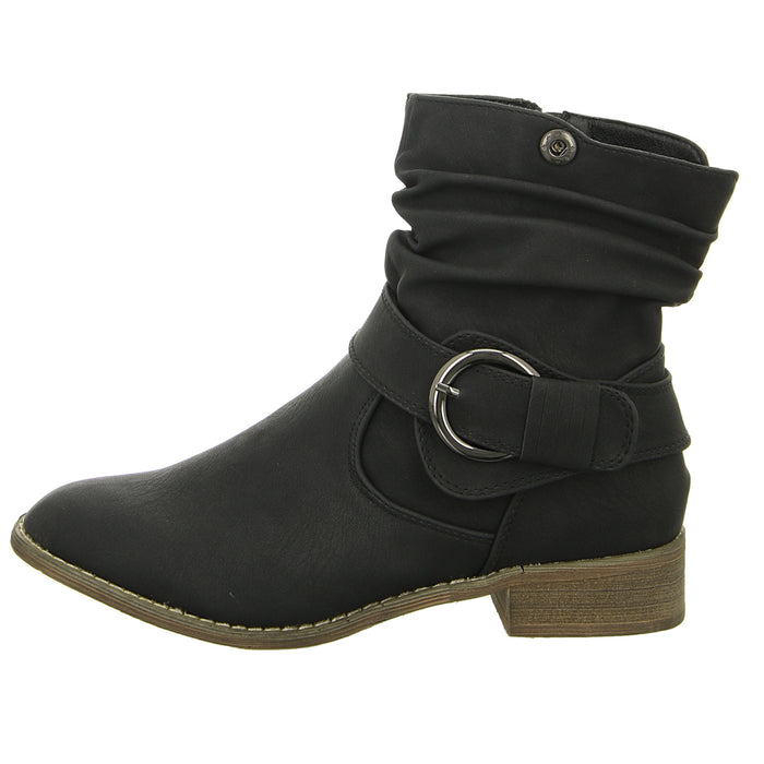 Alyssa slip-on/zip-up ankle boots with cold lining up to 35mm heel (casual)