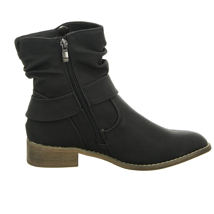 Alyssa slip-on/zip-up ankle boots with cold lining up to 35mm heel (casual)
