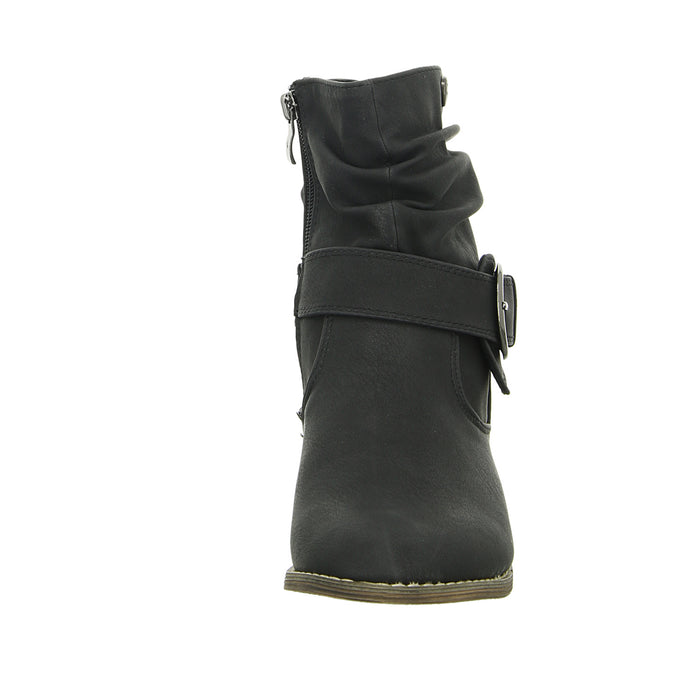 Alyssa slip-on/zip-up ankle boots with cold lining up to 35mm heel (casual)