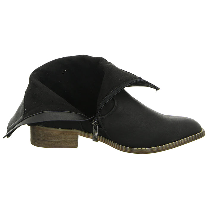 Alyssa slip-on/zip-up ankle boots with cold lining up to 35mm heel (casual)