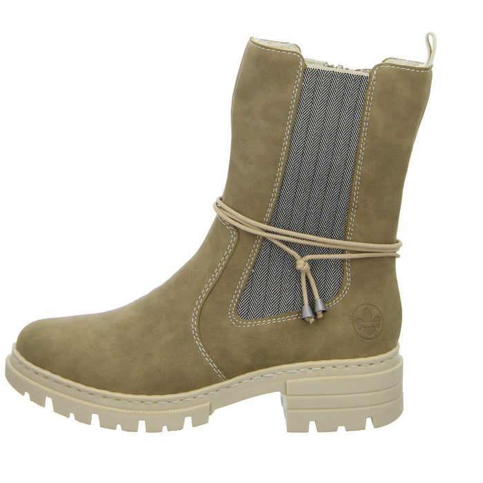 Rieker Schlupf-/Reißverschlußstiefelette Kaltfutter bis 35mm Absatz (casual) - SchuhEggers.de