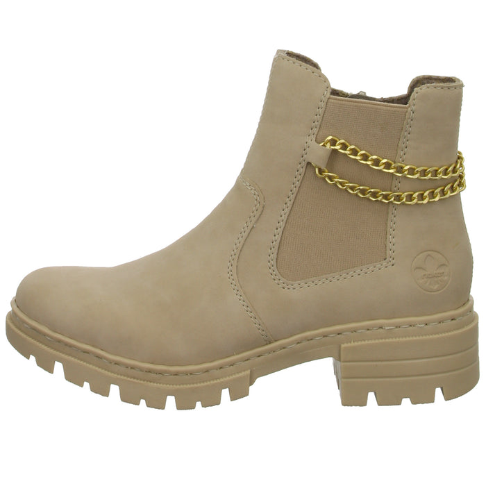 Rieker Schlupf-/Reißverschlußstiefelette Kaltfutter bis 35mm Absatz (casual) - SchuhEggers.de